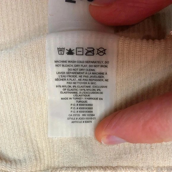 Aritzia TNA Body Glide Bra Top | Sand Bluff | Size  L - Picture 8 of 8